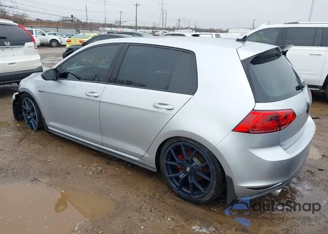2016 Volkswagen Golf Gti Se 4-Door из США, поврежденный, VIN 3VW4T7AU1GM010883